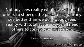 Englisches Zitat von Lewis B. Smedes als Bild