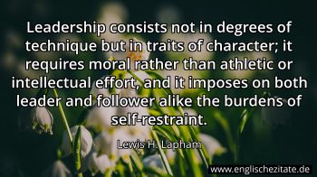 Englisches Zitat von Lewis H. Lapham als Bild