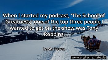 Englisches Zitat von Lewis Howes als Bild