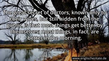 Englisches Zitat von Lewis Thomas als Bild