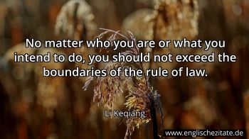Englisches Zitat von Li Keqiang als Bild