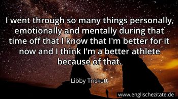 Englisches Zitat von Libby Trickett als Bild
