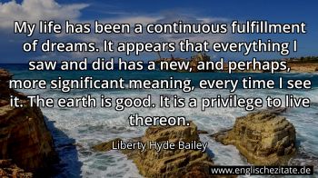 Englisches Zitat von Liberty Hyde Bailey als Bild