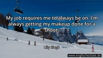 Englisches Zitat von Lilly Singh als Bild