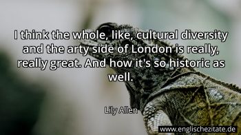 Englisches Zitat von Lily Allen als Bild
