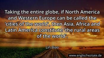 Englisches Zitat von Lin Biao als Bild