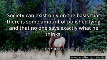 Englisches Zitat von Lin Yutang als Bild