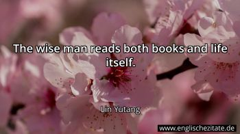 Englisches Zitat von Lin Yutang als Bild