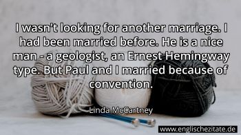 Englisches Zitat von Linda McCartney als Bild