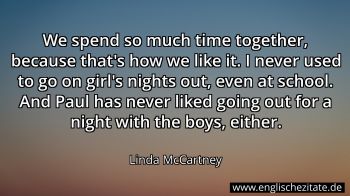 Englisches Zitat von Linda McCartney als Bild