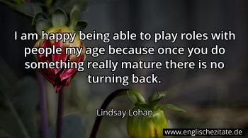 Englisches Zitat von Lindsay Lohan als Bild