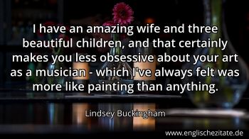 Englisches Zitat von Lindsey Buckingham als Bild