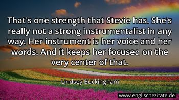 Englisches Zitat von Lindsey Buckingham als Bild