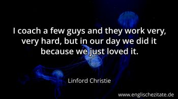 Englisches Zitat von Linford Christie als Bild