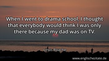 Englisches Zitat von Linus Roache als Bild