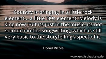 Englisches Zitat von Lionel Richie als Bild