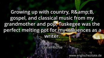 Englisches Zitat von Lionel Richie als Bild