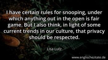 Englisches Zitat von Lisa Lutz als Bild
