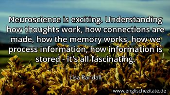 Englisches Zitat von Lisa Randall als Bild