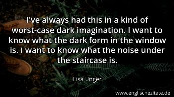 Englisches Zitat von Lisa Unger als Bild