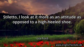 Englisches Zitat von Lita Ford als Bild