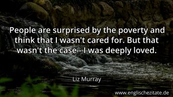 Englisches Zitat von Liz Murray als Bild