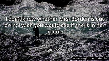 Englisches Zitat von Lizzie Andrew Borden als Bild