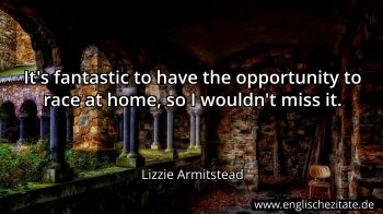 Englisches Zitat von Lizzie Armitstead als Bild