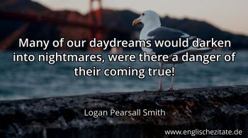 Englisches Zitat von Logan Pearsall Smith als Bild