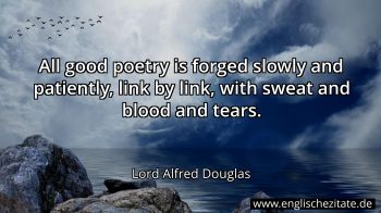 Englisches Zitat von Lord Alfred Douglas als Bild