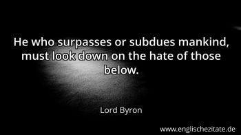 Englisches Zitat von Lord Byron als Bild