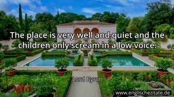 Englisches Zitat von Lord Byron als Bild