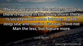 Englisches Zitat von Lord Byron als Bild