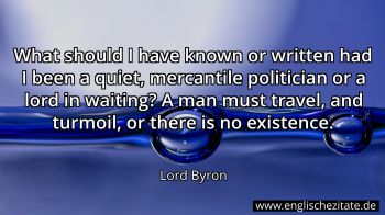 Englisches Zitat von Lord Byron als Bild