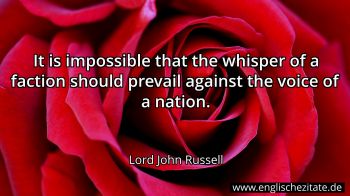 Englisches Zitat von Lord John Russell als Bild