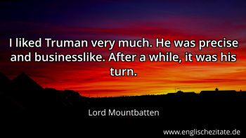 Englisches Zitat von Lord Mountbatten als Bild
