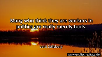 Englisches Zitat von Lord Salisbury als Bild