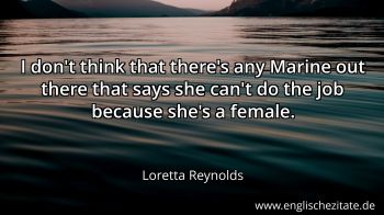 Englisches Zitat von Loretta Reynolds als Bild