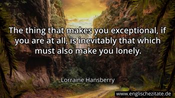 Englisches Zitat von Lorraine Hansberry als Bild