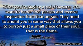 Englisches Zitat von Lorraine Toussaint als Bild