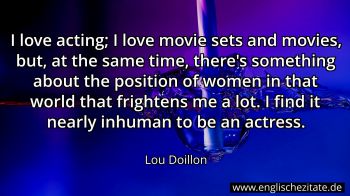 Englisches Zitat von Lou Doillon als Bild