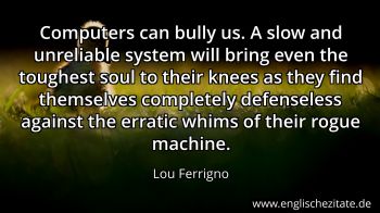 Englisches Zitat von Lou Ferrigno als Bild