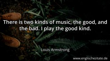 Englisches Zitat von Louis Armstrong als Bild
