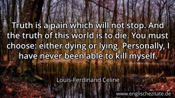 Englisches Zitat von Louis-Ferdinand Celine als Bild