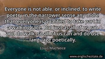 Englisches Zitat von Louis MacNeice als Bild