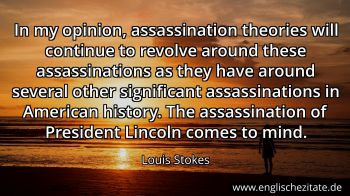 Englisches Zitat von Louis Stokes als Bild