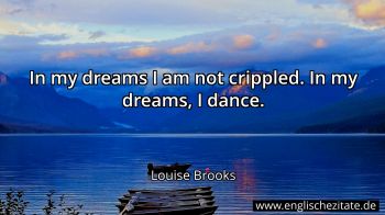 Englisches Zitat von Louise Brooks als Bild