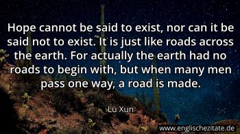 Englisches Zitat von Lu Xun als Bild