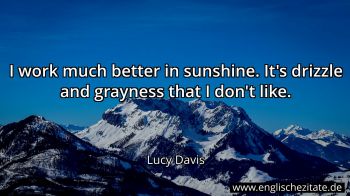Englisches Zitat von Lucy Davis als Bild