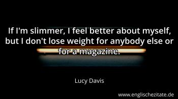 Englisches Zitat von Lucy Davis als Bild